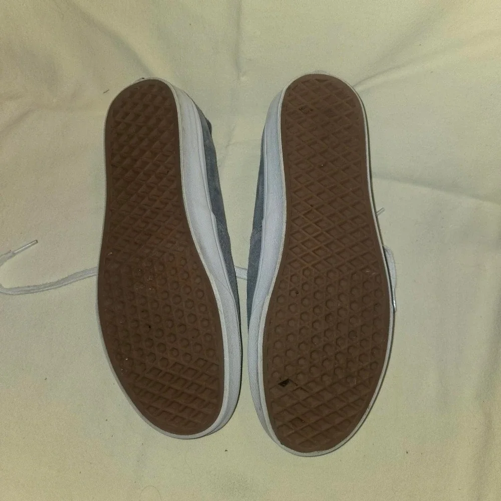 Vans Authentic Pig Suede 'Ashley Blue' Sneakers Size 10
